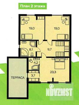 Дом 199м², 2-этажный, участок 5 сот.