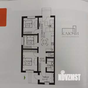 Таунхаус 80м², 1-этажный, участок 4 сот.