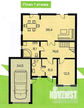 Дом 199м², 2-этажный, участок 5 сот.
