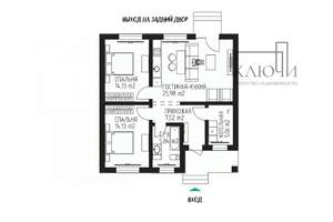 Дом 78м², 1-этажный, участок 4 сот.