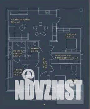 Дом 116м², 1-этажный, участок 7 сот.