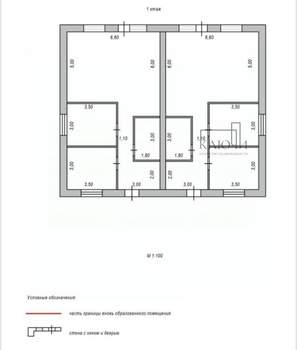 Коттедж 92м², 1-этажный, участок 5 сот.