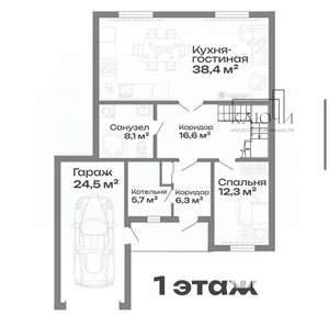 Дом 199м², 2-этажный, участок 5 сот.