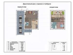 Дом 176м², 2-этажный, участок 7 сот.