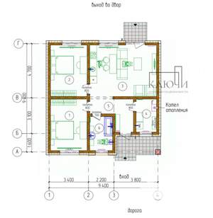 Дом 78м², 1-этажный, участок 4 сот.