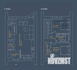 Дом 80м², 2-этажный, участок 4 сот.