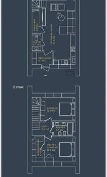 Дом 80м², 2-этажный, участок 4 сот.