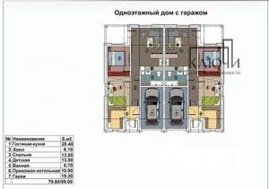Коттедж 108м², 1-этажный, участок 4 сот.  