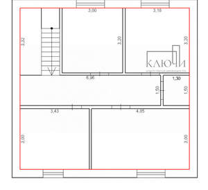 Дом 130м², 2-этажный, участок 5 сот.  