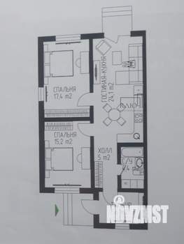 Таунхаус 75м², 1-этажный, участок 4 сот.  