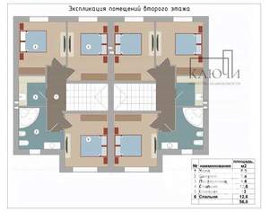 Дом 132м², 2-этажный, участок 4 сот.  