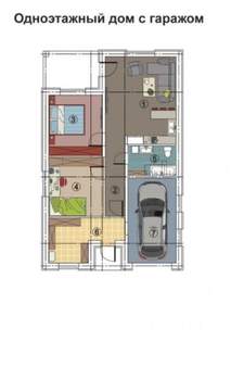 Дом 125м², 1-этажный, участок 7 сот.  