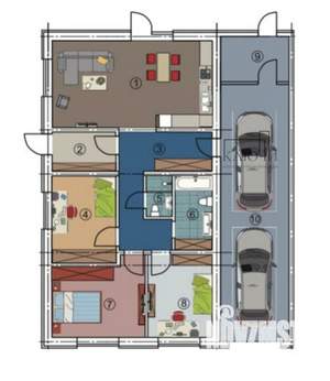 Коттедж 152м², 1-этажный, участок 8 сот.  