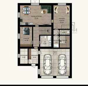 Дом 240м², 2-этажный, участок 5 сот.  