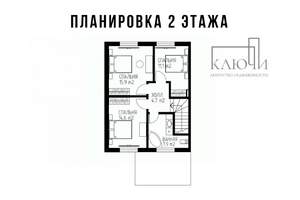 Дом 122м², 2-этажный, участок 4 сот.  