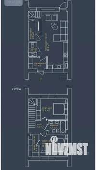 Дом 80м², 2-этажный, участок 4 сот.  