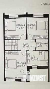 Таунхаус 155м², 2-этажный, участок 3 сот.  
