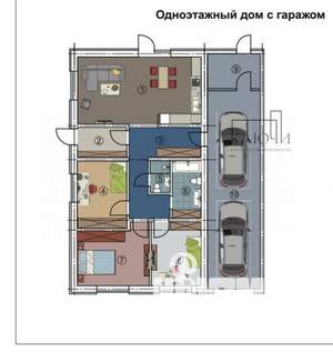 Дом 152м², 1-этажный, участок 8 сот.  