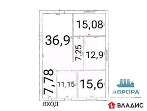 Дом 110м², 2-этажный, участок 6 сот.  
