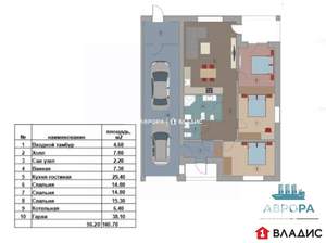 Дом 150м², 2-этажный, участок 8 сот.  
