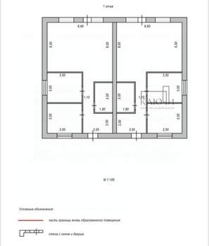 Коттедж 92м², 1-этажный, участок 5 сот.  