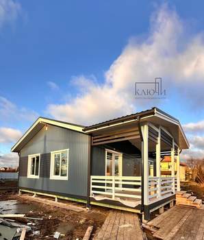 Дом 101м&sup2;, 1-этажный, участок 6 сот.  