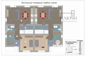 Дом 132м², 2-этажный, участок 4 сот.  
