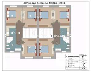 Дом 132м², 2-этажный, участок 4 сот.  
