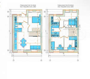Дом 120м², 2-этажный, участок 3 сот.  