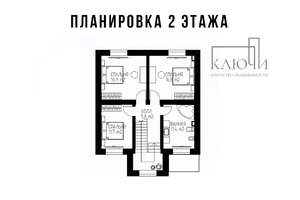 Дом 155м², 2-этажный, участок 6 сот.  