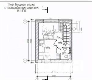 Дом 55м², 2-этажный, участок 2 сот.  