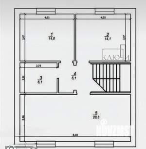 Дом 185м², 2-этажный, участок 8 сот.  