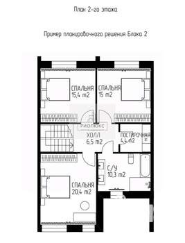 Таунхаус 150м², 2-этажный, участок 2 сот.  