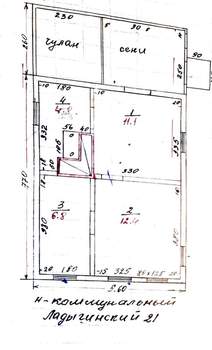 Дом 36м², 1-этажный, участок 8 сот.  