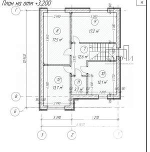 Дом 230м², 2-этажный, участок 5 сот.  