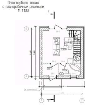 Таунхаус 60м², 2-этажный, участок 2 сот.  
