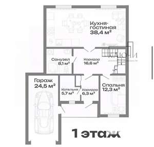 Дом 199м², 2-этажный, участок 5 сот.  