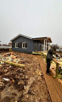 Дом 101м&sup2;, 1-этажный, участок 6 сот.  