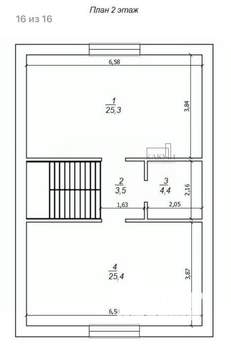Дом 123м², 2-этажный, участок 5 сот.  