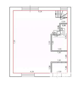 Таунхаус 90м², 2-этажный, участок 2 сот.  