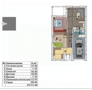Дом 150м&sup2;, 1-этажный, участок 8 сот.  