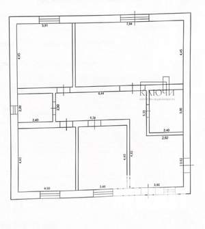 Дом 135м², 1-этажный, участок 6 сот.  