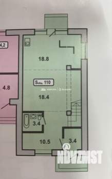 Таунхаус 154м², 2-этажный, участок 2 сот.  