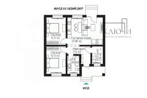 Дом 78м², 1-этажный, участок 4 сот.  