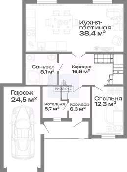 Дом 199м², 2-этажный, участок 5 сот.  