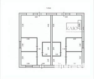 Коттедж 92м², 1-этажный, участок 5 сот.  