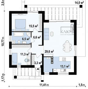 Дом 199м², 2-этажный, участок 5 сот.  