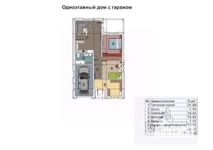 Дом 125м&sup2;, 1-этажный, участок 5 сот.  