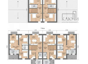 Дом 100м², 2-этажный, участок 2 сот.  