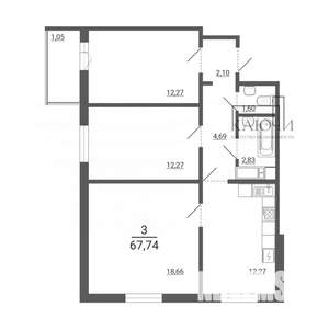 Дом 90м², 1-этажный, участок 4 сот.  